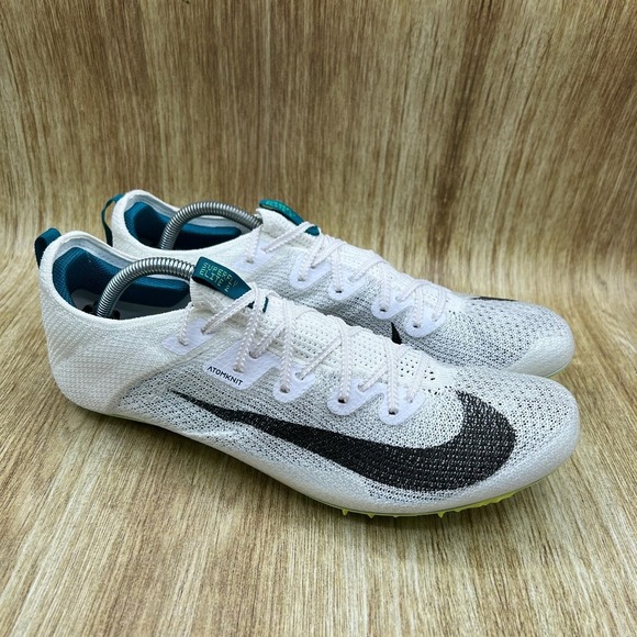 Nike Other - Nike Zoom Superfly Elite 2 Men's 8.5 White Green Sprint Spikes FZ9662-100 NEW